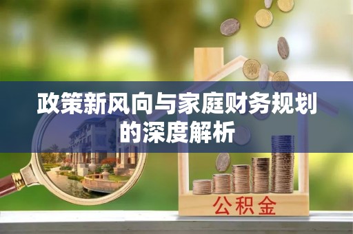 吉利政策新风向与家庭财务规划的深度解析